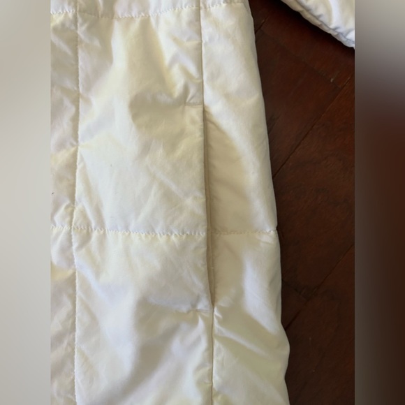 Everlane The ReNew Quilted Cotton Liner Puffer Jacket White cotton sz S like new - Picture 5 of 16